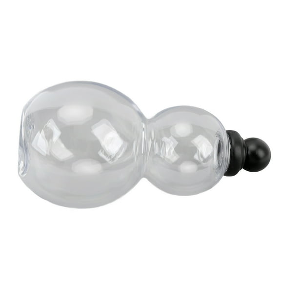Portable Water Bottle, Gourd Water Bottle Sturdy with Strap Stickers for Travel Clear