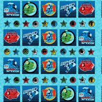 VIP Fabrics Thomas The Tank Engine Patch Fabric