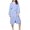 Blue, variant on BLVB Women's Robes V Neck Long Sleeve Bathrobes Bride Bridesmaid Sleepwear Loungewear Pajamas with Belt