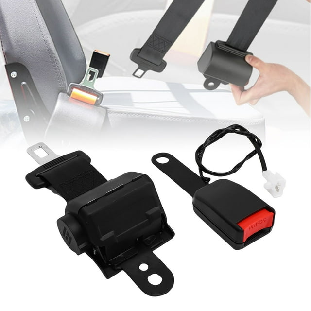 Cinturón De Seguridad Universal, Fácil De Instalar Cinturón De Seguridad Retráctil Para Carretilla Elevadora Universal 110 Cm 43,3 Pulgadas Para Vehículos De Construcción