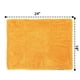 thumbnail image 4 of Toalla de microfibra Greenfound para secar coches, 1000 g/m², 45 x 60 cm, color amarillo y gris, 4 of 7
