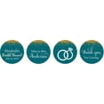 thumbnail image 2 of Darling Souvenir Personalized 190-Pack Candy Labels Bridal Shower Custom Stickers-Teal Blue, 2 of 2