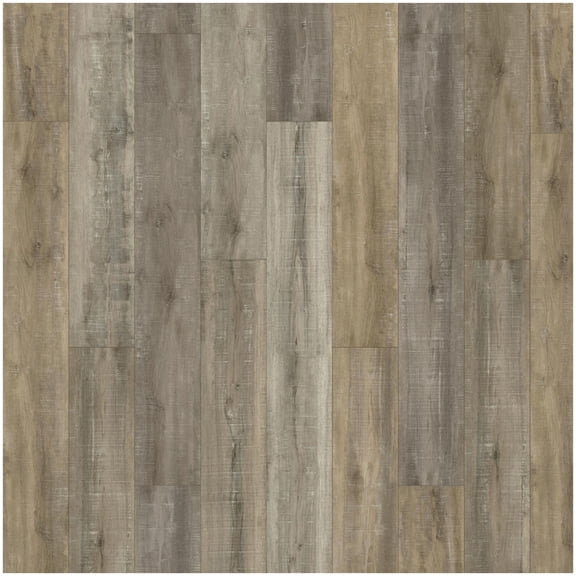 Mohawk Industries Vfe09-921 Elite 7-5/8" Wide Distressed Vinyl Flooring - Dimming Sky Oak