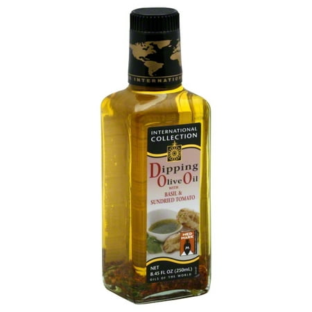 International Collection Dipping Olive Oil with Basil & Sundried Tomato, 8.45 OZ (Pack of (Best Olive Oil For Dipping)