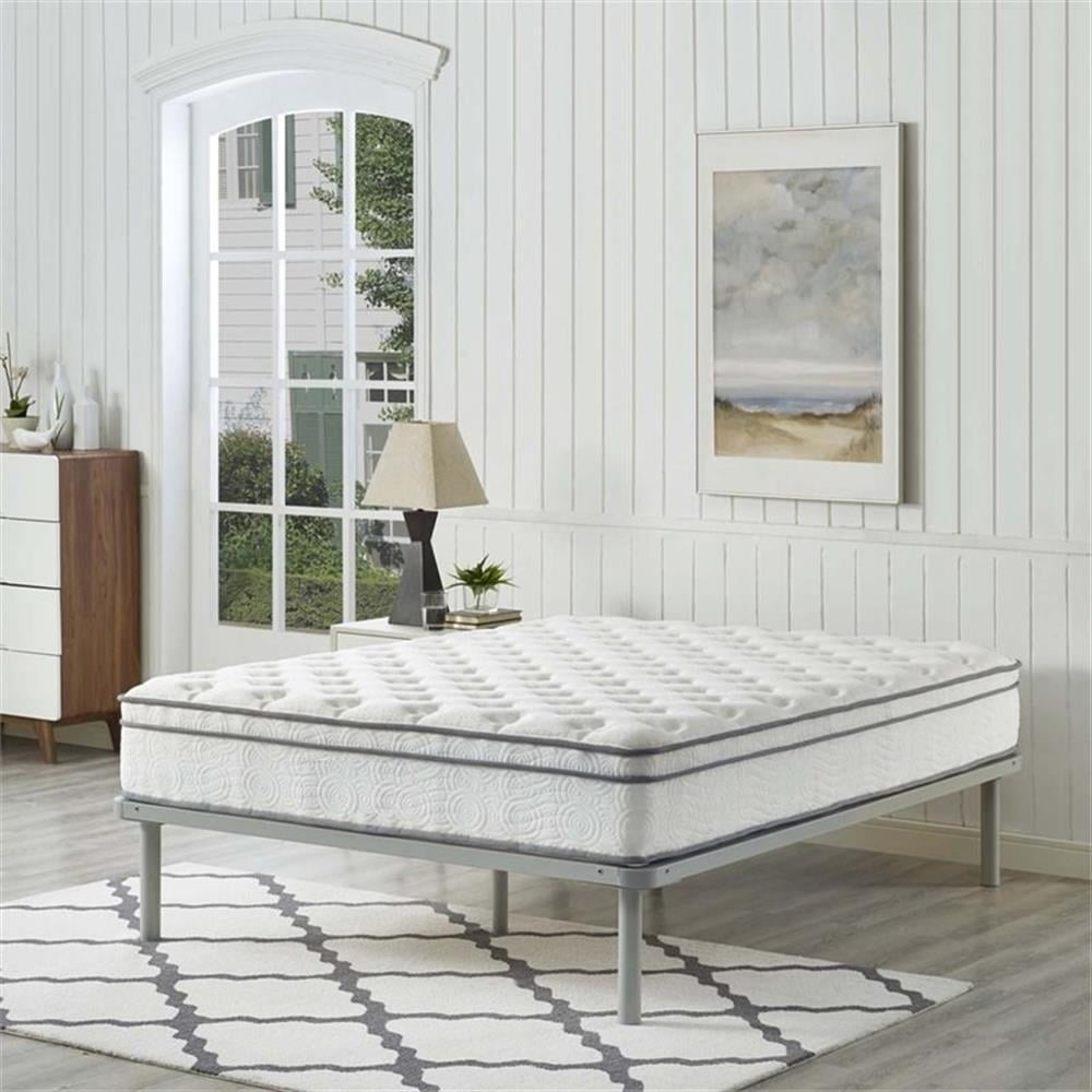 Allora 10" Full Innerspring Mattress in White