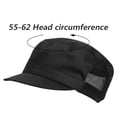 thumbnail image 2 of Jiibva Cloth Work Hat Chic Food Service Work Wear Cooking Hygienic Cap Smoke-proof Dust Breathable Mesh Chef Hat Hotel Restaurants, 2 of 7