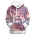 thumbnail image 4 of LHVUOA Women Christmas Sweatshirt Lightweight Hoodies for Women Cute Xmas Printed Hoodie Fall Winter Sweaters for Women, 4 of 5