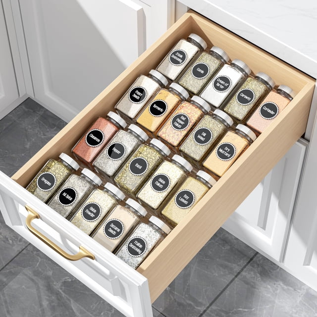 Organizador de Cajón para Especias MIUKAA de 4 Niveles en Acrílico Expandible