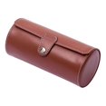thumbnail image 1 of Redempat Watch Roll Case Leather Bracelet Storage Portable Jewelry Hand Chain Protection Show Organizing Box for Men Women Brown, 1 of 6