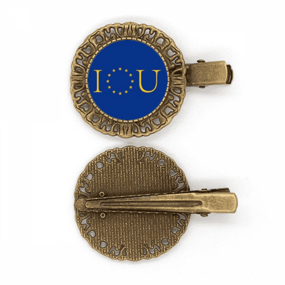 euan union contact i you hairpin headdress brooch hair clip barrette