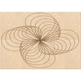 thumbnail image 1 of Ahgly Company Machine Washable Indoor Rectangle Transitional Moccasin Beige Area Rugs, 6' x 9', 1 of 7