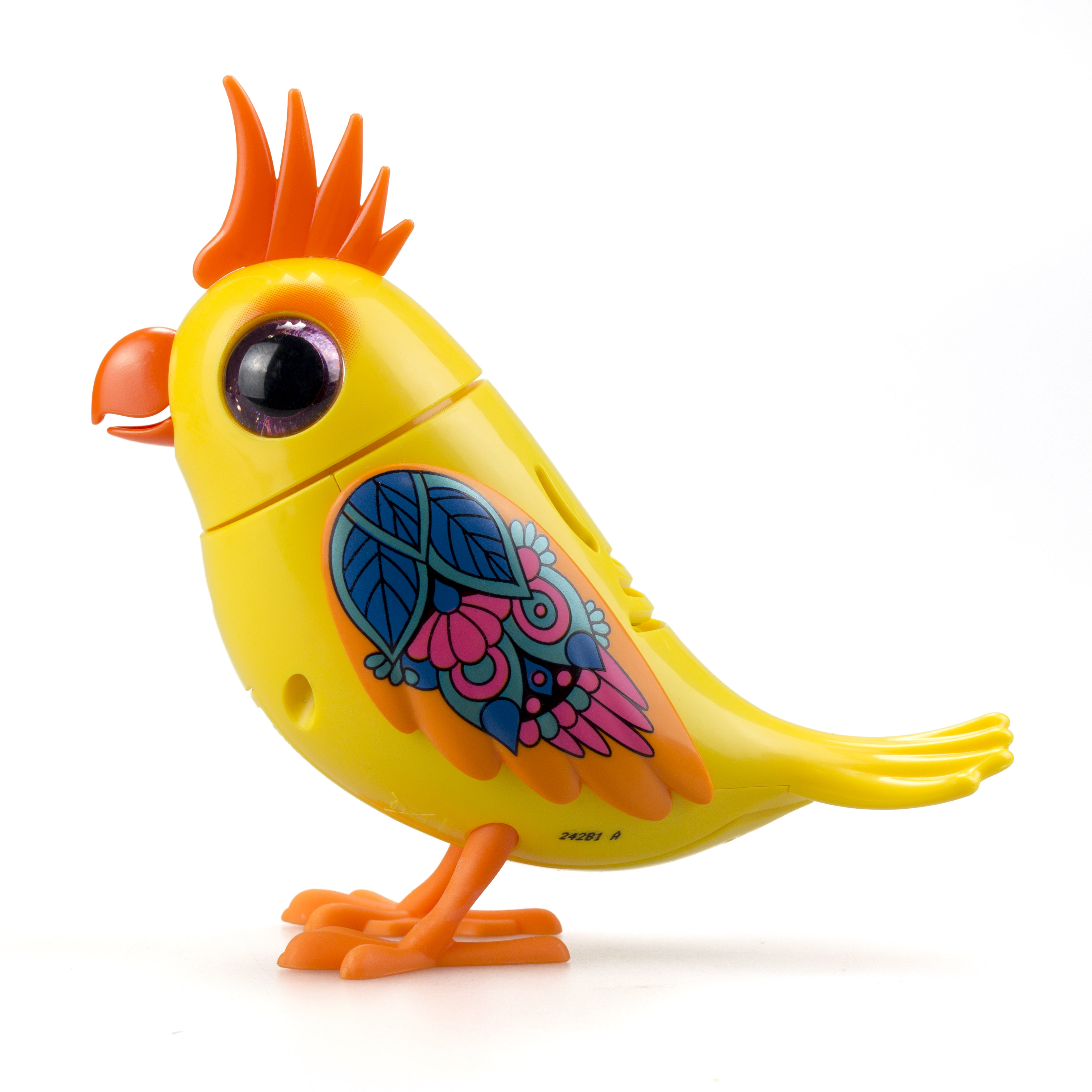 Silverlit Digibirds Interactive Singing Cockatoo Toy, Yellow