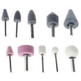thumbnail image 1 of ToolUSA 10 Piece Assorted Mounted Stone Set - TJ1110, 1 of 1