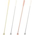 thumbnail image 1 of 4 agitadores de cóctel con paleta rectangular pequeña, palitos de helado giratorios para bebidas, café, bebidas, 4 colores, 1 of 5