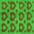 thumbnail image 1 of Ahgly Company Indoor Square Abstract Green Modern Area Rugs, 8' Square, 1 of 4