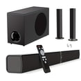 thumbnail image 4 of Sound Bar with Subwoofer, SoundBar for Smart TV, Wireless Speaker, Deep Bass, TV Audio System with ARC/Opt/AUX for Enhanced Home Theater Sound, 4 of 12