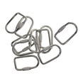 thumbnail image 4 of GARENDE 4x10pcs Thread Locking Carabiner, Stainless Steel Carabiner D Shape Buckle Pack, Stainless Steel Threaded Quick Link, Suit for Home, Camping, Climbing 4 Pcs, 4 of 9