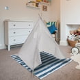 thumbnail image 5 of Kids Teepee Tent, Teepee Tent, Foldable Children Tent with Window, Kids Play Tent for Outdoor & Indoor, 5 of 8