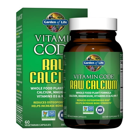 Garden of Life Vitamin Code Raw Calcium, 60 Vegetarian Capsules