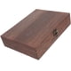 thumbnail image 2 of caja de almacenamiento de madera con cerradura (marrón), 2 of 7