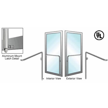 Crl Blumcraft Polished Stainless Right Hand Reverse Swing Aluminum