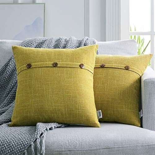 Chenille Abstract Check Print 17x17 inch Plush Cushion Cover for Sofa Bed Couch 