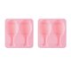 thumbnail image 1 of Herramienta de horneado de diseño de forma de pierna de pollo molde de pastel de silicona 2pcs para galleta de pastel de chocolate (rosa), 1 of 6