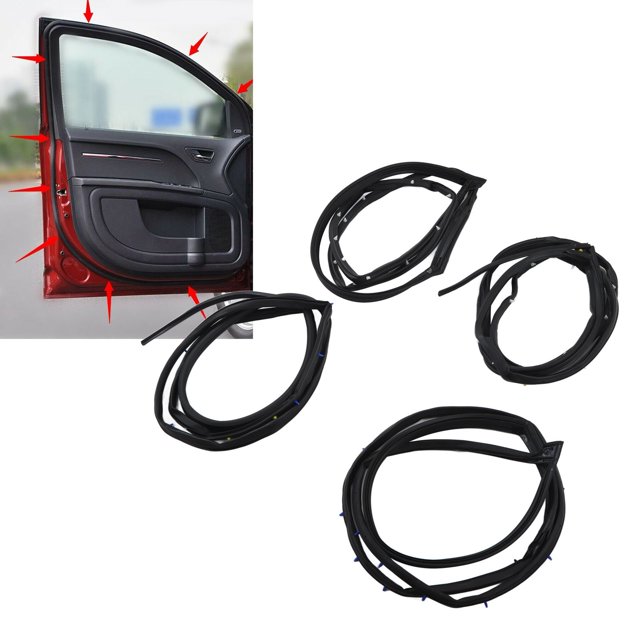 Sello De Moldura Para Burlete De Puerta Tira De Sellado Para Puerta De Coche Resistente Al Calor Duradero 72350 SNE A01 Para Sedan 2006 A 2011 ANGGREK