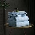 thumbnail image 2 of Jessy Home 12 Pack Light Blue Hand Towel Set 16"x31" Soft Highly Absorbent Quick Dry Bathroom Towels 600 GSM Microfiber Plush Towels, 2 of 9