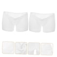 thumbnail image 4 of Raindrops 2 Pcs Pantalon de Sécurité Post-Partum Blanc Confortable Extensible Léger Pantalon de Maternité, 4 of 7