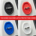 thumbnail image 4 of 4pc Car Door Protective Cover, Silicone Shock-Absorbing Cushion, Prevents Scratches And Noise, Easy To Install, Fits Most Vehicle Models (White), 4 of 6
