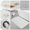 thumbnail image 6 of Sage Green Botanical Bath Mat 3 Piece Bathroom Rug Set, Plant Flower Floral Tree Branch Non Slip Bath Rug Contour Mat and Toilet Lid Cover, Absorbent Shower Mats Soft Bath Rugs and Mats Sets, 6 of 8