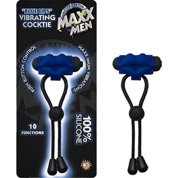 Maxx Men Blue Lips Vibrating Cocktie Bl