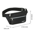 thumbnail image 3 of JoyMoreHome Fanny Pack for Women Men,Crossbody Fanny Pack Water Resistant Sports Waist Bag Pack, Belt Bag for Travel Hiking Running, 3 of 4