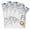 White, variant on Blue Flower Placemats for Dining Table Set of 4, Farmhouse Eucalyptus Retro Country Plant Cotton Linen Cloth for Square/Rectangle/Round Table Mat Placemat, Kitchen Dinner Holiday Décor