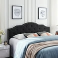 thumbnail image 2 of Noble House Seamus Contemporary Upholstered King/California King Headboard, Black, 2 of 9