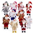 thumbnail image 5 of Christmas Santa Doll Decoration 12-Inch Plush Standing Santa Holding Gifts Figure Christmas Party Supplies for Home Desk Bookshelf Windowsill Decor, 5 of 7