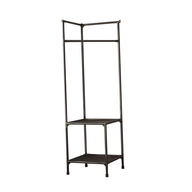 Abbracc Coat Rack Dorm Sweaters Jackets Scarf Hats Multipurpose Clothes Hanger Stand Two Layer Balck