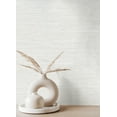 thumbnail image 3 of Advantage Alton Off White Faux Grasscloth Wallpaper, 3 of 5