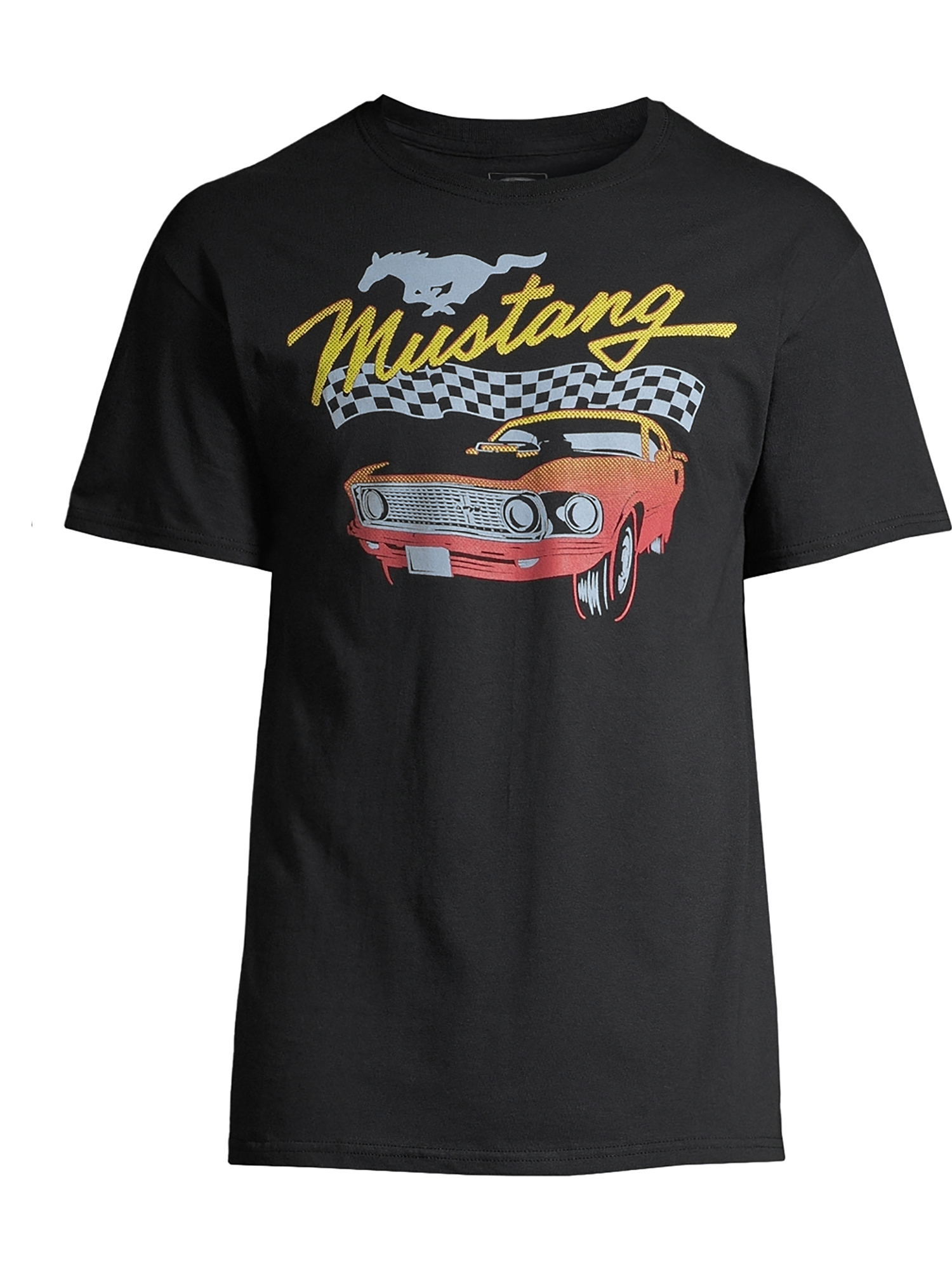 Ford Vintage Mustang & Mustang Racing Men's and Big Men's Graphic Casual T-Shirt, 2-Pack - image 3 of 11