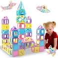 thumbnail image 1 of Bloques Magneticos DUMMA 124 Piezas Juego de Construccion Educativo STEM, 1 of 5