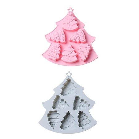 

QUSENLON Chocolate Molds Food Grade 3D Christmas Tree Silicone Mould DIY Candy Cake Mold Decoration Baking Kitchen Accessories