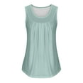 thumbnail image 4 of ZyeKqe Women Tank Tops Summer Sleeveless Top Scoop Neck Flowy Tunic or Tops to Wear with Leggings, 4 of 7