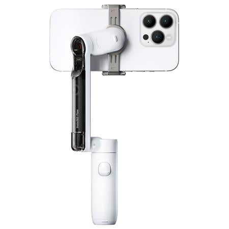 Insta360 - Flow Standard 3-axis Gimbal Stabilizer for Smartphones with built-in Tripod - White