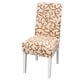 thumbnail image 3 of Funda para silla Funda con estampado elástico Funda lavable Protector de silla Funda de asiento universal para hotel en casa, Café con champán Scienceny HA003278-04, 3 of 6