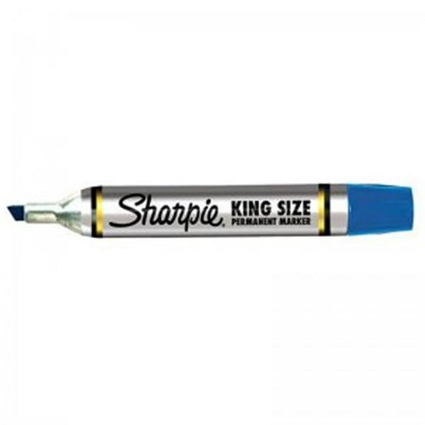Sanford SAN15003BN Sharpie King Size Permanent Marker, Blue 12 Each