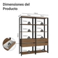 thumbnail image 3 of Armario Organizador Multiuso para Libros Madesa 140cm MN, 3 of 4