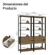 thumbnail image 3 of Armario Organizador Multiuso para Libros Madesa 140cm MN, 3 of 4
