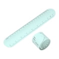 thumbnail image 4 of Silicone Memo Wrist Band 20cm 8 Inch Measure 237mm x 46mm Line Block, Light Blue, 2 Pieces, 4 of 6