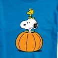 thumbnail image 2 of Peanuts - Snoopy Woodstock Pumpkin - Men's Short Sleeve Graphic T-Shirt, 2 of 6